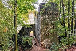 Eine idyllische Burgruine mitten im Wald, schaurige Geschichten und schöne Wanderwege. Das alles hat die sagenumwobene Burg Rodenstein bei Fränkisch Crumbach zu bieten und ist damit ideal für einen Familien-Ausflug mit Kindern und als Ausgangspunkt für schöne Touren.