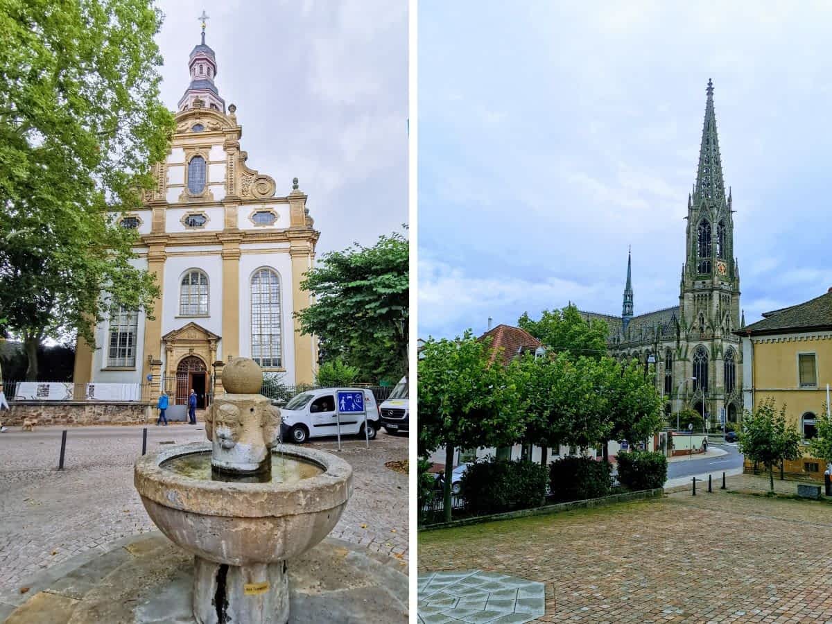 Dreifaltigkeitskirche und Gedächtniskirche in Speyer