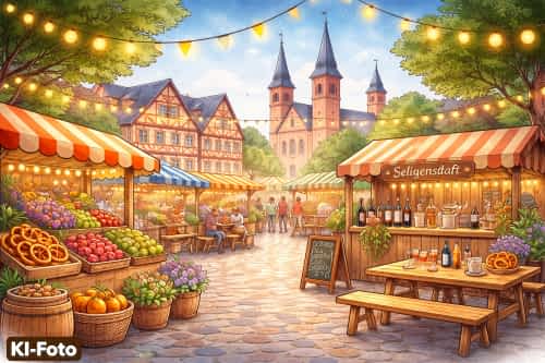 Märkte in Seligenstadt – Frühlings-, Sommer-, Wein-, Herbst- und Adventsmarkt