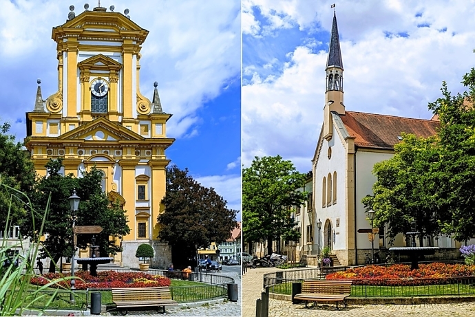 Sehenswert in Kitzingen: Stadtkirche und Landratsamt