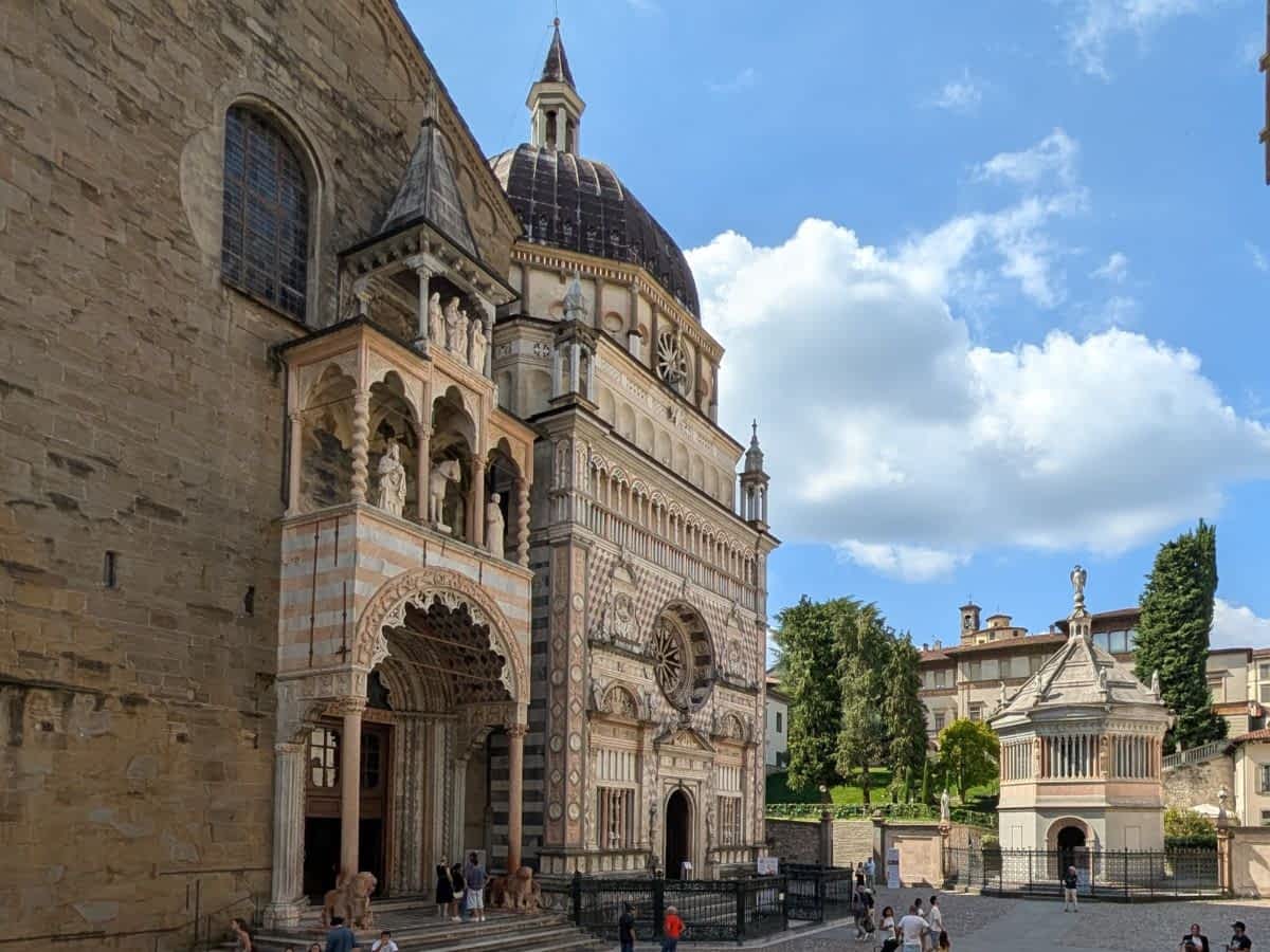 Cappella Colleoni und Basilica di Santa Maria Maggiore in Bergamos Città Alta