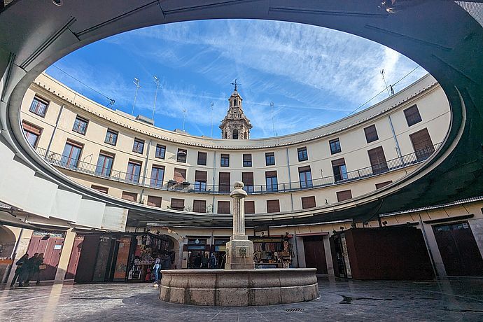 Plaza Redonda bekannt wegen seiner Architektur