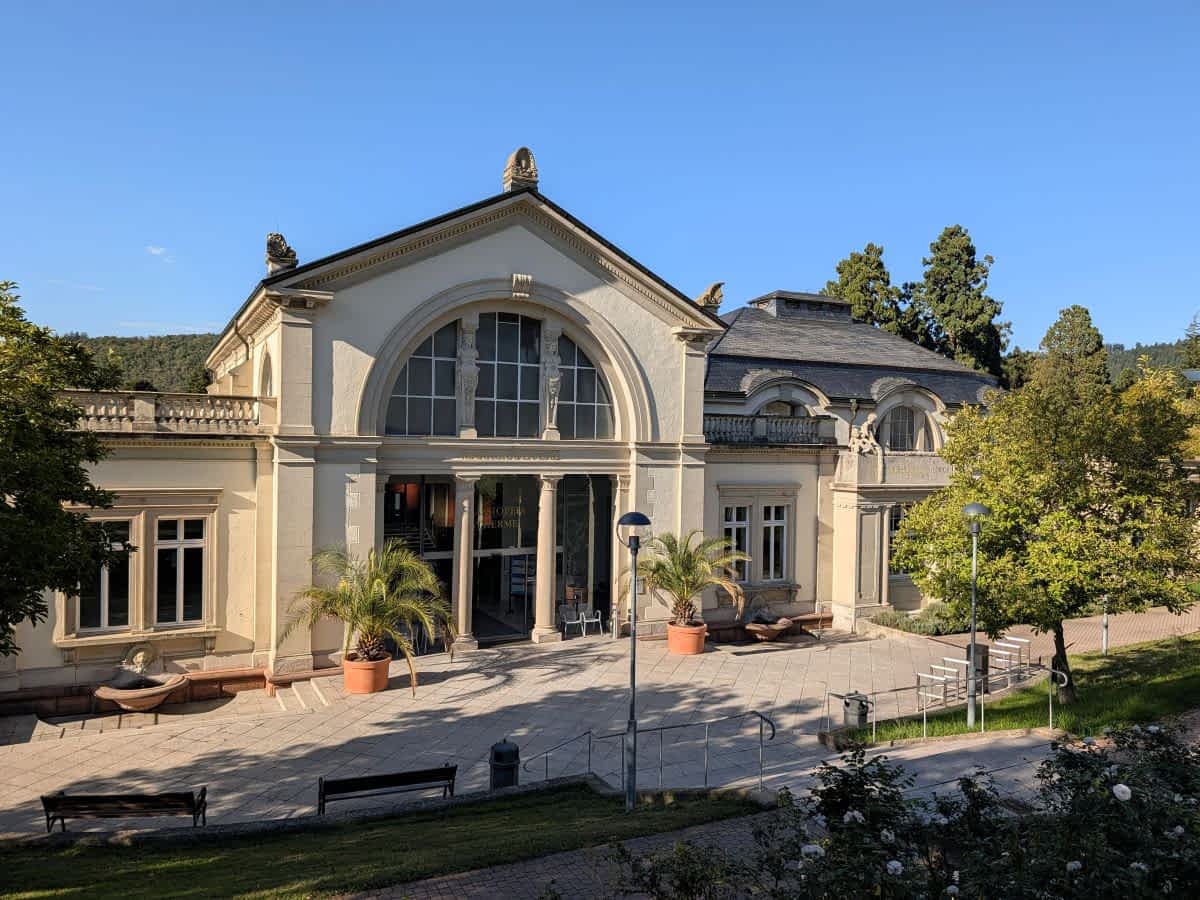 Historische Therme in Badenweiler im Markgräflerland