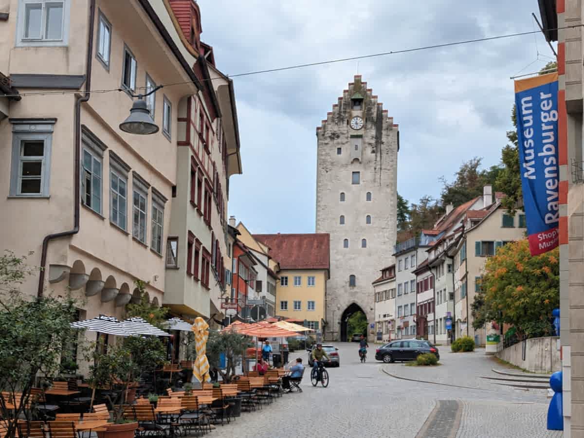 Ravensburg mit historischer Altstadt und Türmen